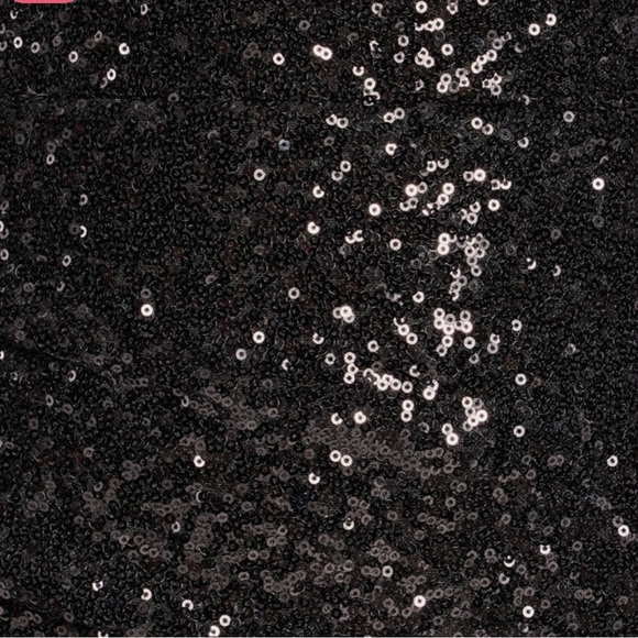 Windsor Black Sequin Asymmetrical One-Shoulder Dress - Picture 4 of 6